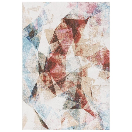 Safavieh Rectangle Contemporary Phoenix Area Rug Ivory & Terracotta - 2 ft. -2 in. x 10 ft. PHX257A-210